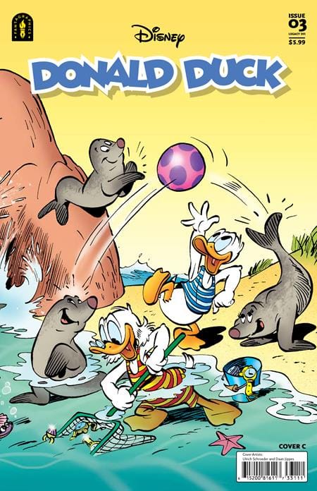 Fantagraphics Comic Books > Incentives DONALD DUCK LEGACY #391 CALL OF THE WILD SEA CVR C INC 1:10 DAAN JIPPES ULRICH SCHROEDER WRAPAROUND VAR 61520081612439131 0226FB0820