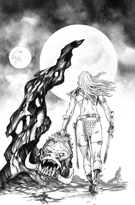 DYNAMITE Entertainment Comic Books > Incentives ALTERED STATES WARLORDS #1 CVR L INC 1:15 MIKE ROOTH LINE ART VIRGIN VAR 72513036535401121 0426DE0590