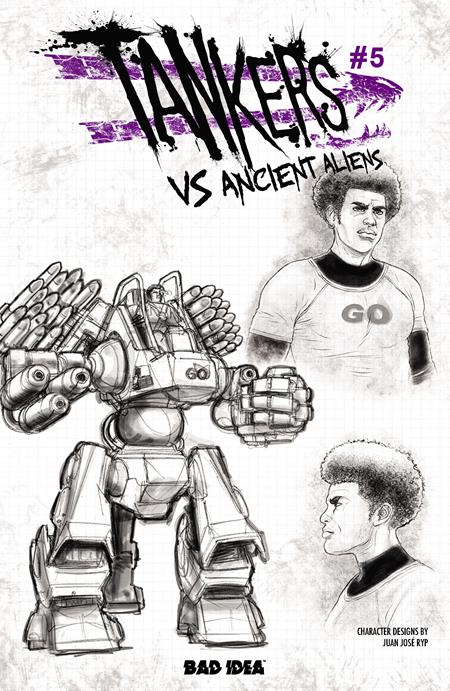 TANKERS VS ANCIENT ALIENS #5 (OF 5) CVR C JUAN JOSE RYP DESIGN VAR (Release Date:10/28/2026)