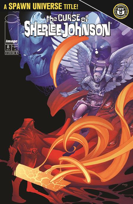 SPAWN CURSE OF SHERLEE JOHNSON #8 CVR B CHRIS STEVENS B&W VIRGIN VAR (Release Date:10/07/2026)