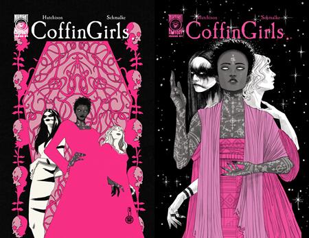 COFFIN GIRLS #1 (OF 5) CVR A MEGAN HUTCHISON JOSEPH SCHMALKE (Release Date:10/14/2026)