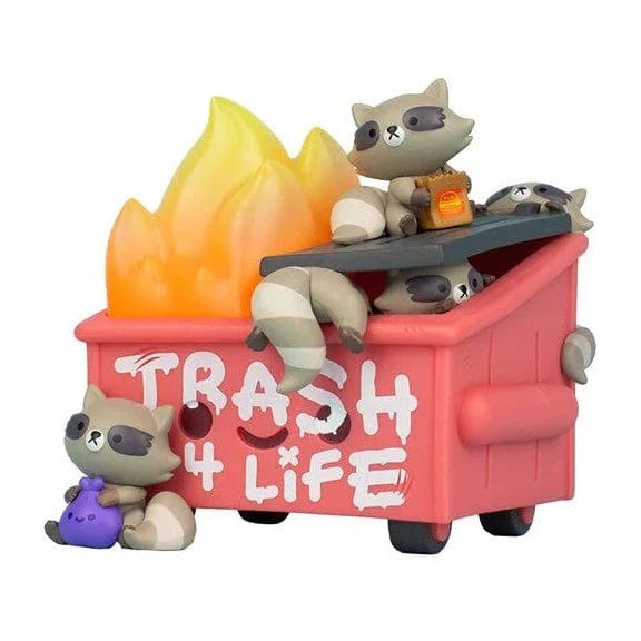 100% Soft Toys > Statues > Other Statues 100% Soft: Dumpster Fire - Trash Panda 810082910711 SOF70025