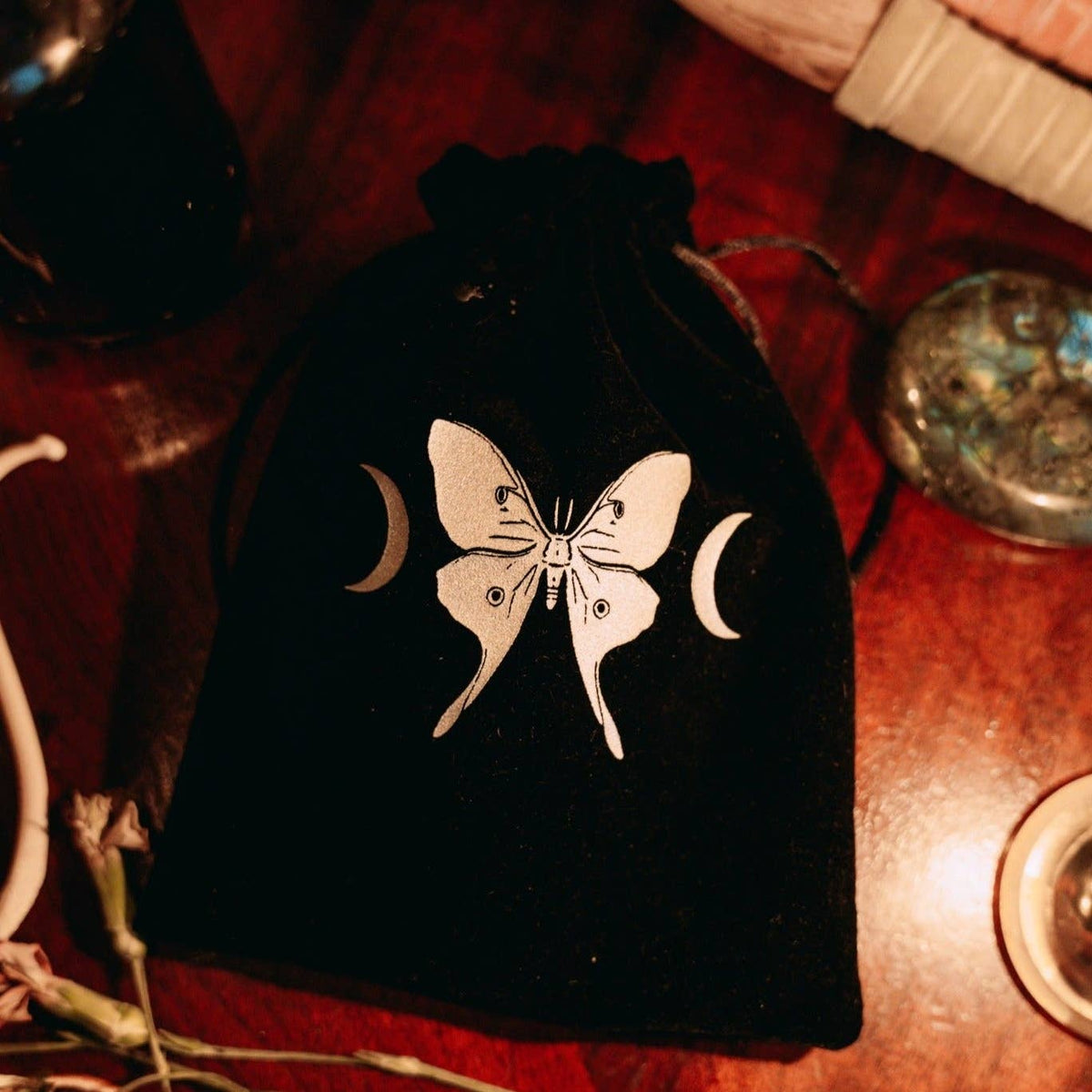 13th Press Tarot Cards > Tarot Pouch Tarot Pouch - Luna Moth 73829116