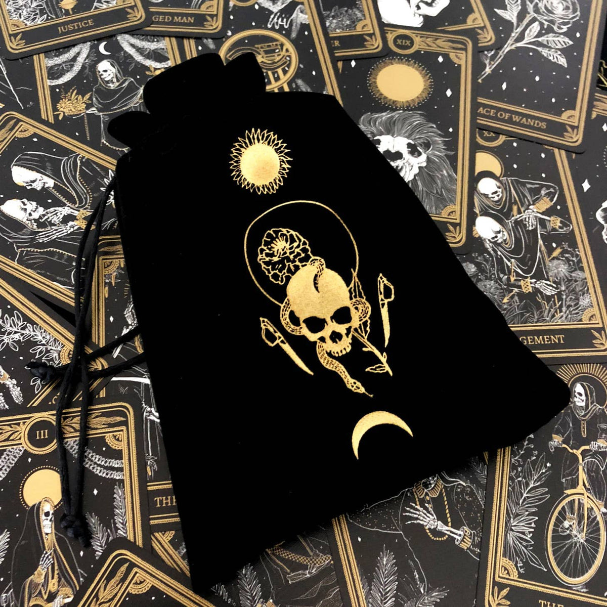 13th Press Tarot Cards > Tarot Pouch Tarot Pouch - Marigold Night 09447932