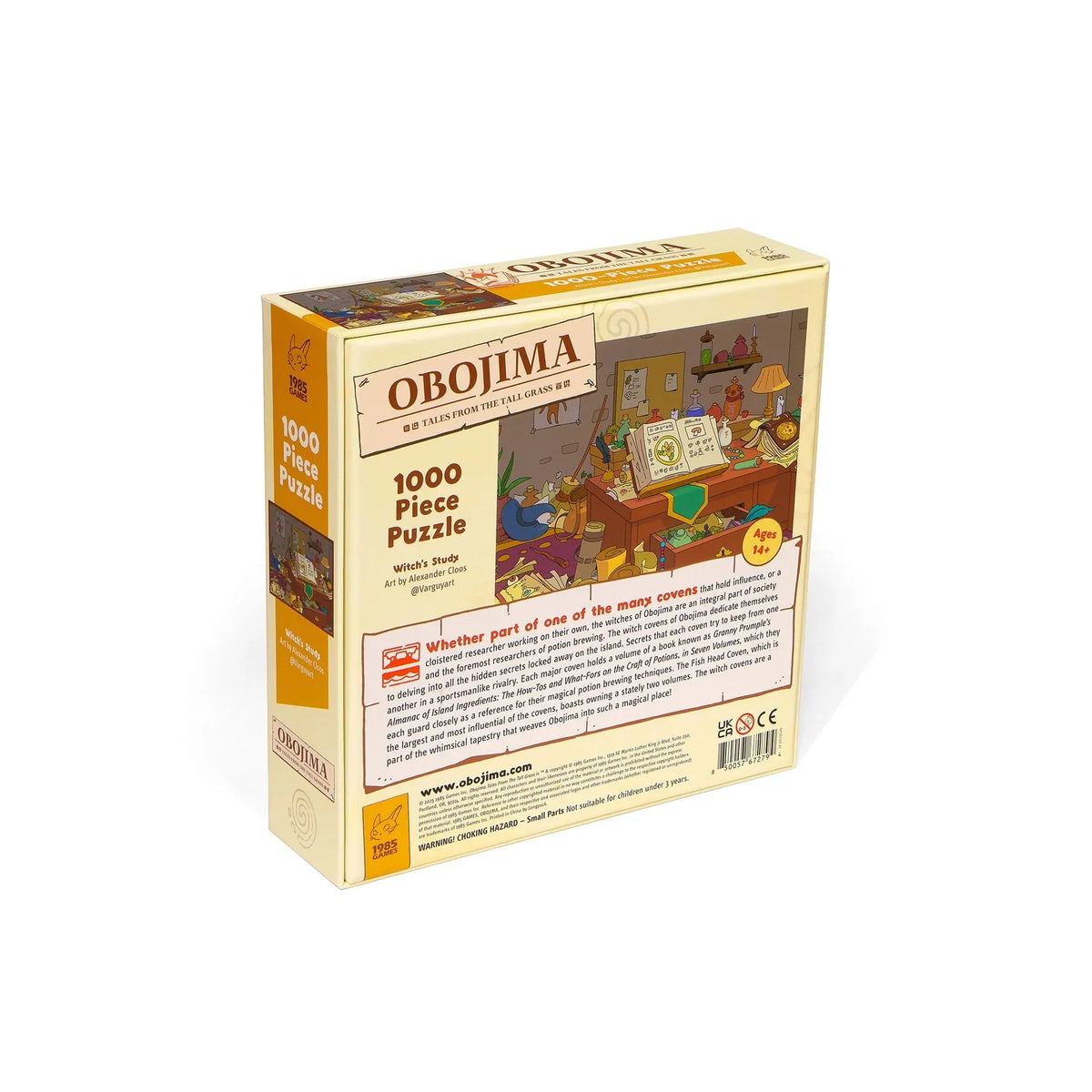 1985 Games Puzzles > Jigsaw Puzzles Obojima - Hakumon's Ramen Shop 1000-Piece Puzzle 850057672794 85G-718