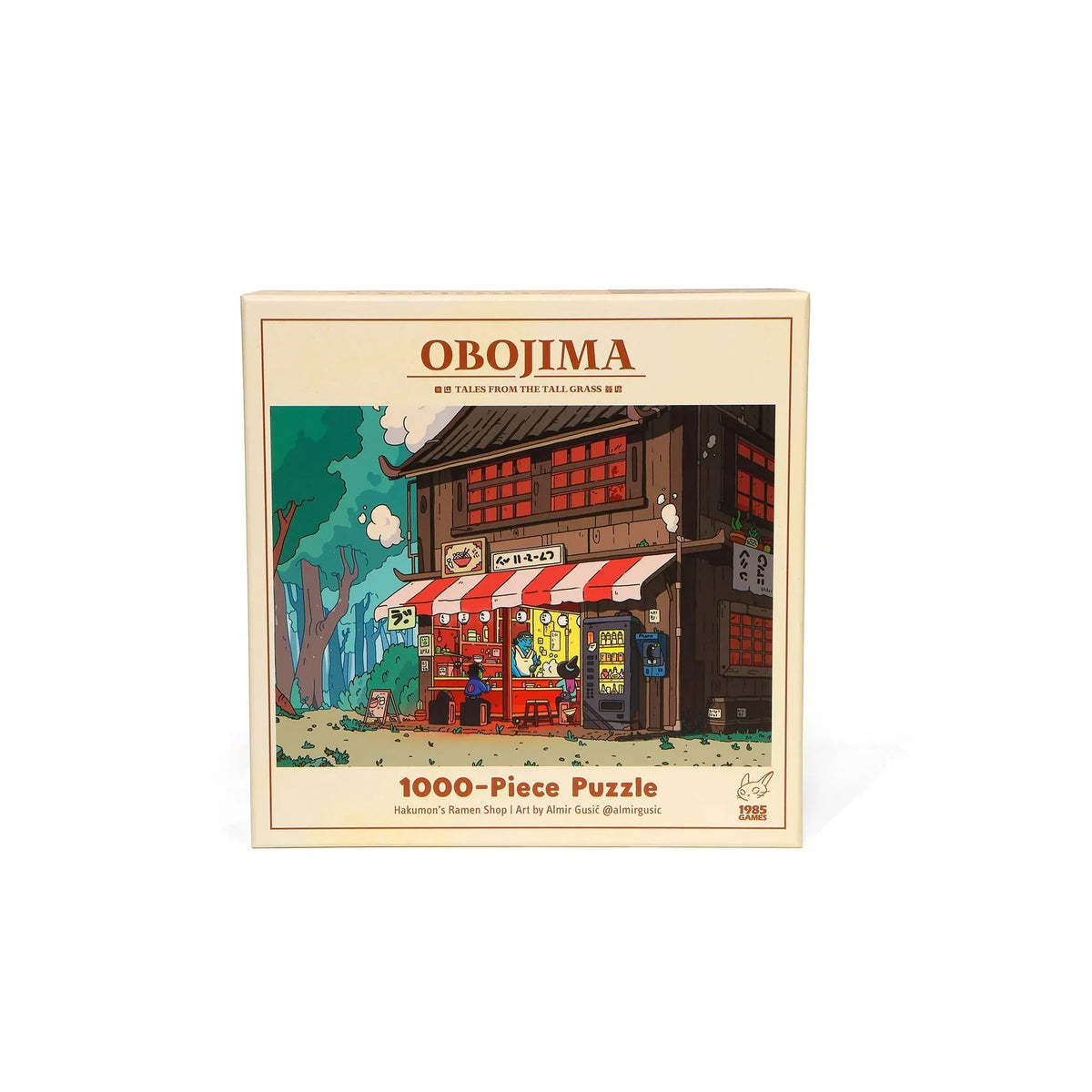 1985 Games Puzzles > Jigsaw Puzzles Obojima - Hakumon's Ramen Shop 1000-Piece Puzzle 850057672817 85G-720