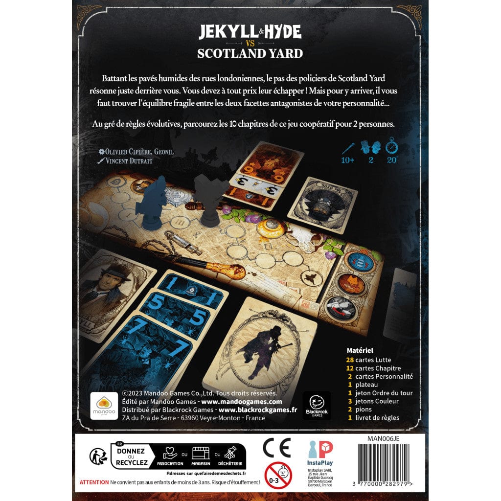 25th Century Games Board Games > Small Box Games Jekyll & Hyde vs Scotland Yard 850037822362 25C54000