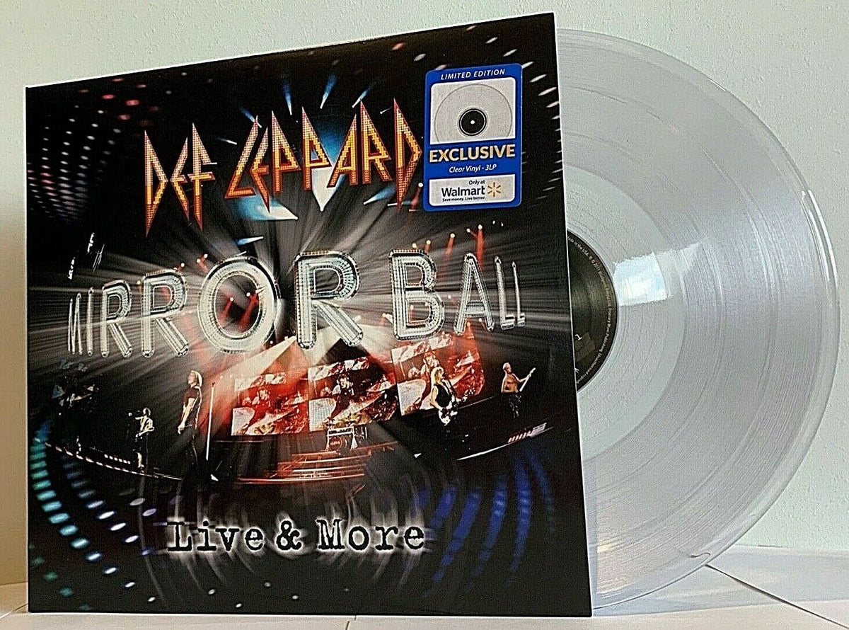33 1/3 Record Distributors Music > Vinyl Records Def Leppard - Mirror Ball, Live & More (Clear Vinyl, Walmart Exclusive) 698268952010 MBV9520WM