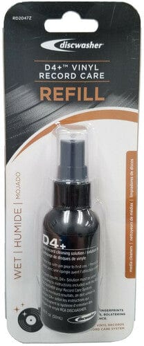 Discwasher Music > Music Supplies Discwasher: D4+ Vinyl Record Cleaning Solution - Refill, 50 ML 044476139901 DWER39901