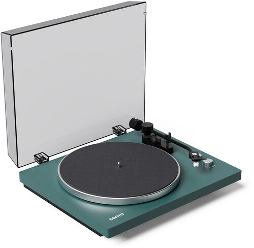 Kanto OBI3G2VMN Bluetooth Turntable - Belt Drive - Semi Automatic - Matte Green.