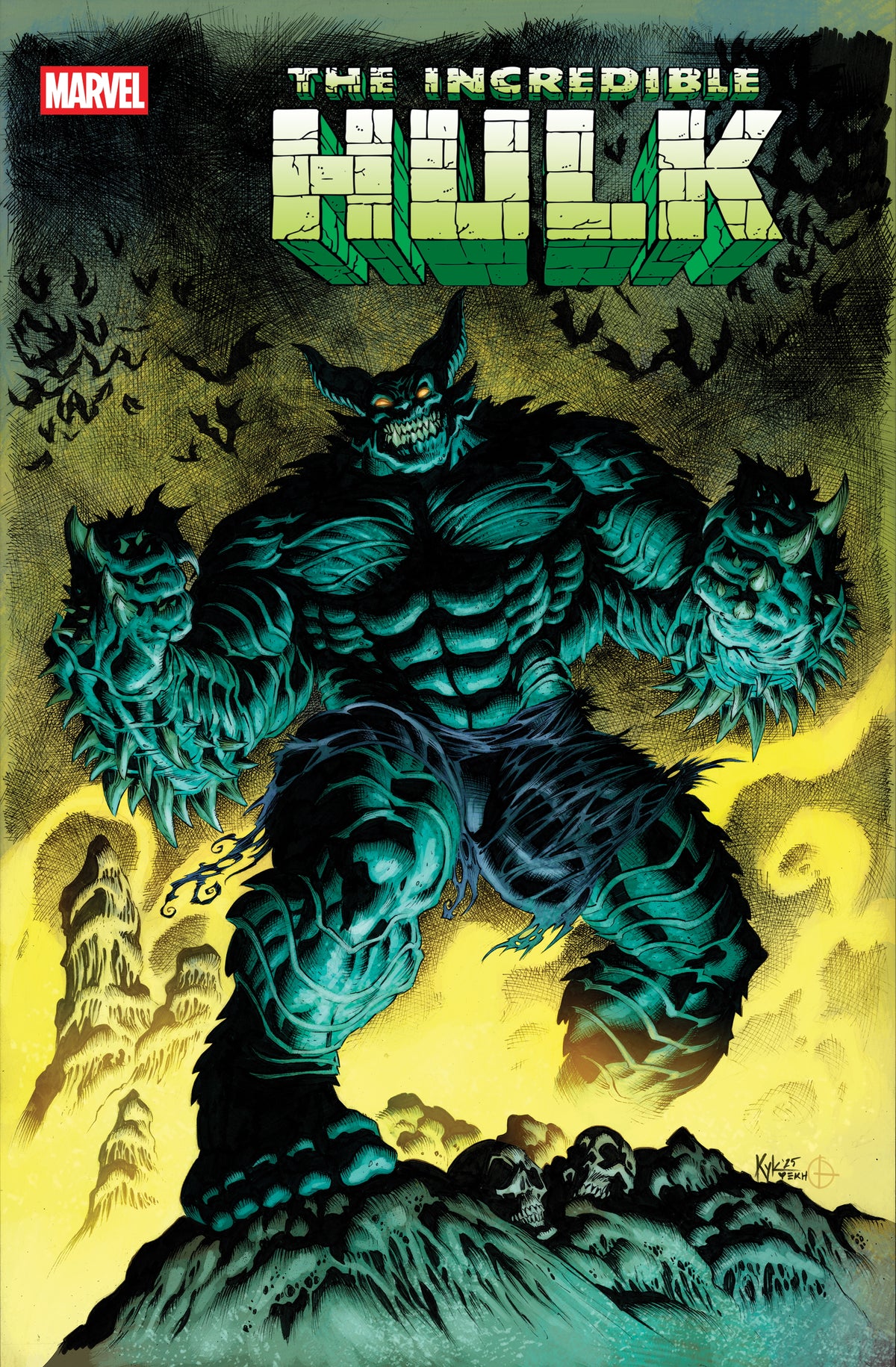 Marvel Comic Books > Incentives INCREDIBLE HULK #30 1:25 INCV KYLE HOTZ VARIANT 75960620663603016 PRH-75960620663603016