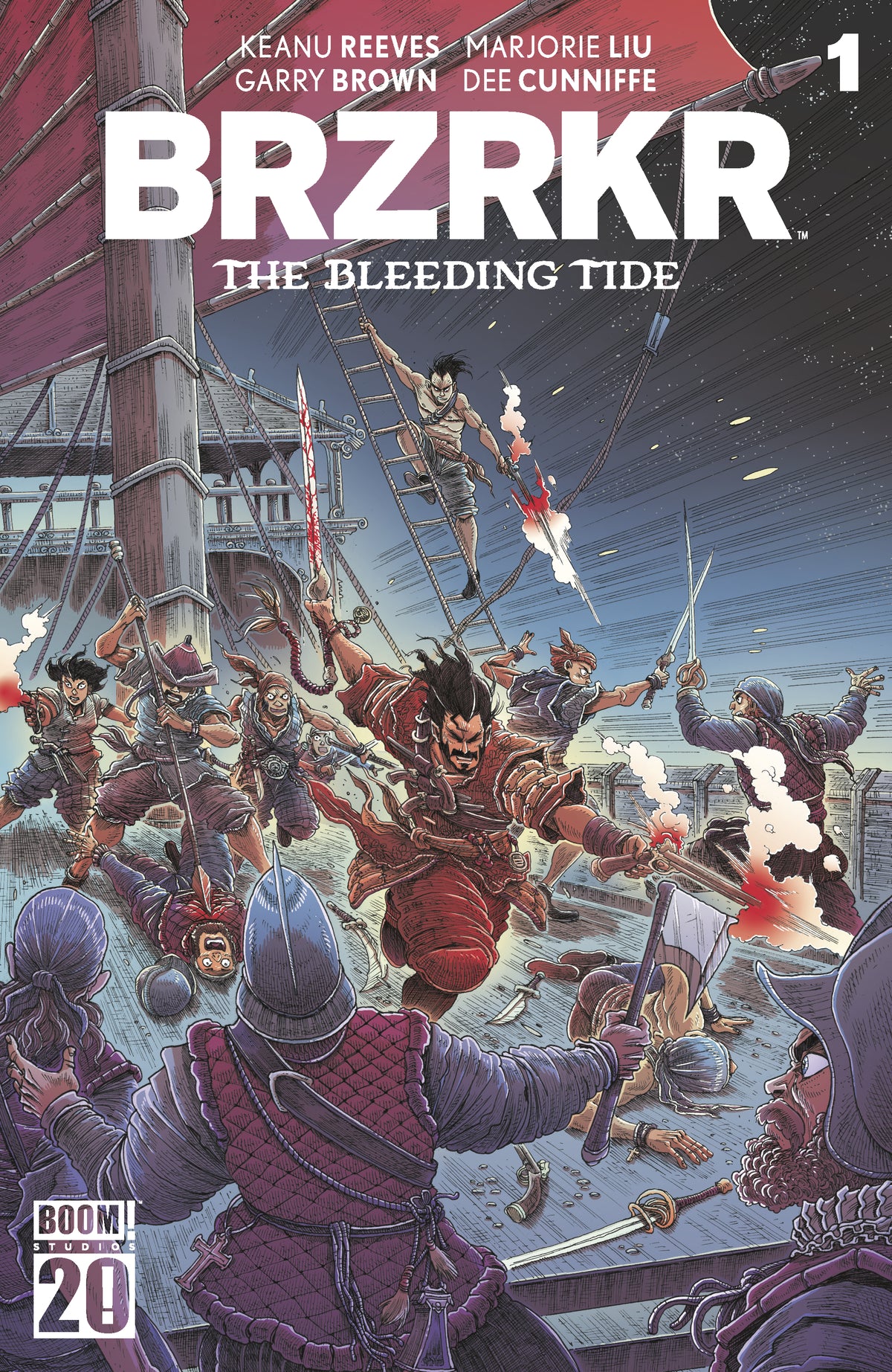 BRZRKR: The Bleeding Tide #1 K FOC Reveal Variant (Dressed, TBA)