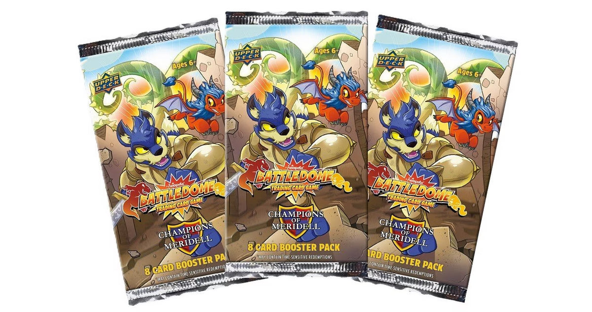Upper Deck Entertainment Trading Card Games Neopets Battledome: Champions of Meridell: Booster Pack 053334302654 UPR30264