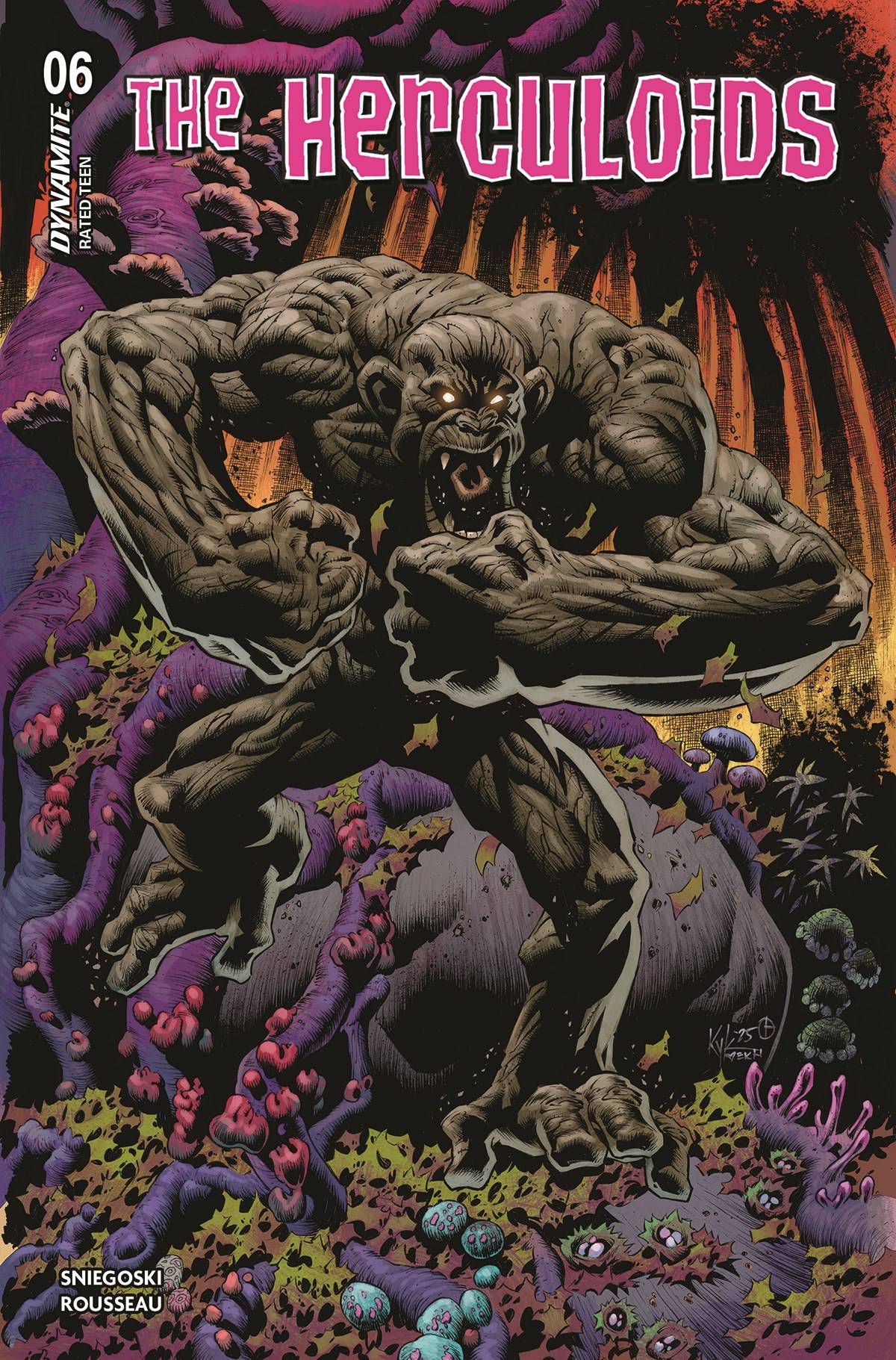 Dynamite Comic Books HERCULOIDS #6 CVR D HOTZ 72513035274306041 0625DE966