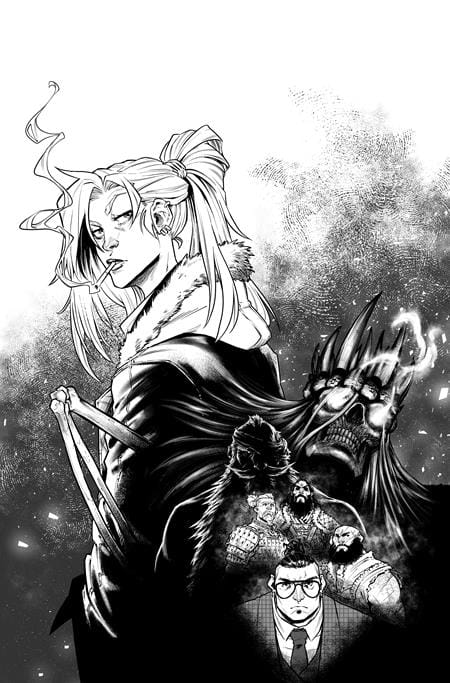 ABLAZE Comic Books > Incentives VALHALLAW #2 (OF 5) CVR C INC 1:20 PEDRO RM ANDREO B&W VAR (MR) (Release Date: 08/19/2026) 85000892729402031 0626AZ0501