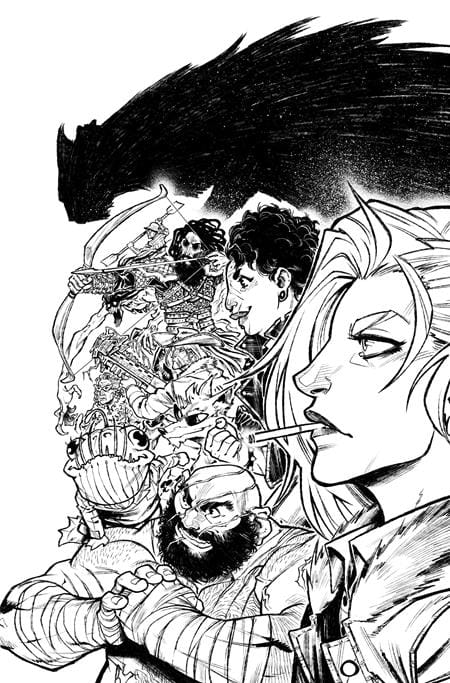ABLAZE Comic Books > Incentives VALHALLAW #5 (OF 5) CVR C INC 1:20 PEDRO R M ANDREO B&W VIRGIN VAR (MR) (Release Date: 11/18/2026) 85000892729405031 0926AZ0518