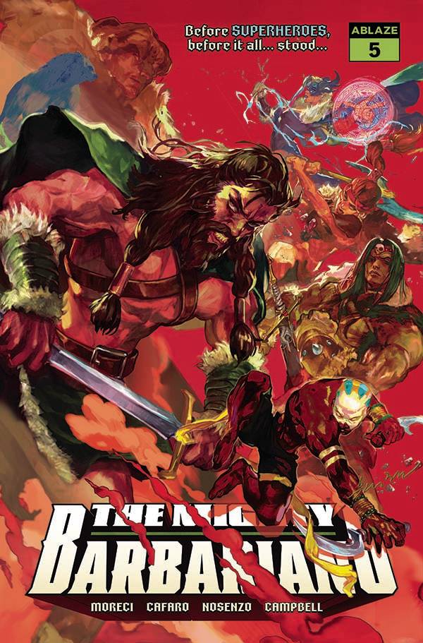 ABLAZE PUBLISHING Comic Books MIGHTY BARBARIANS #5 CVR A SUNGHAN YUNE (MR) 85000892737905011 JUN231250
