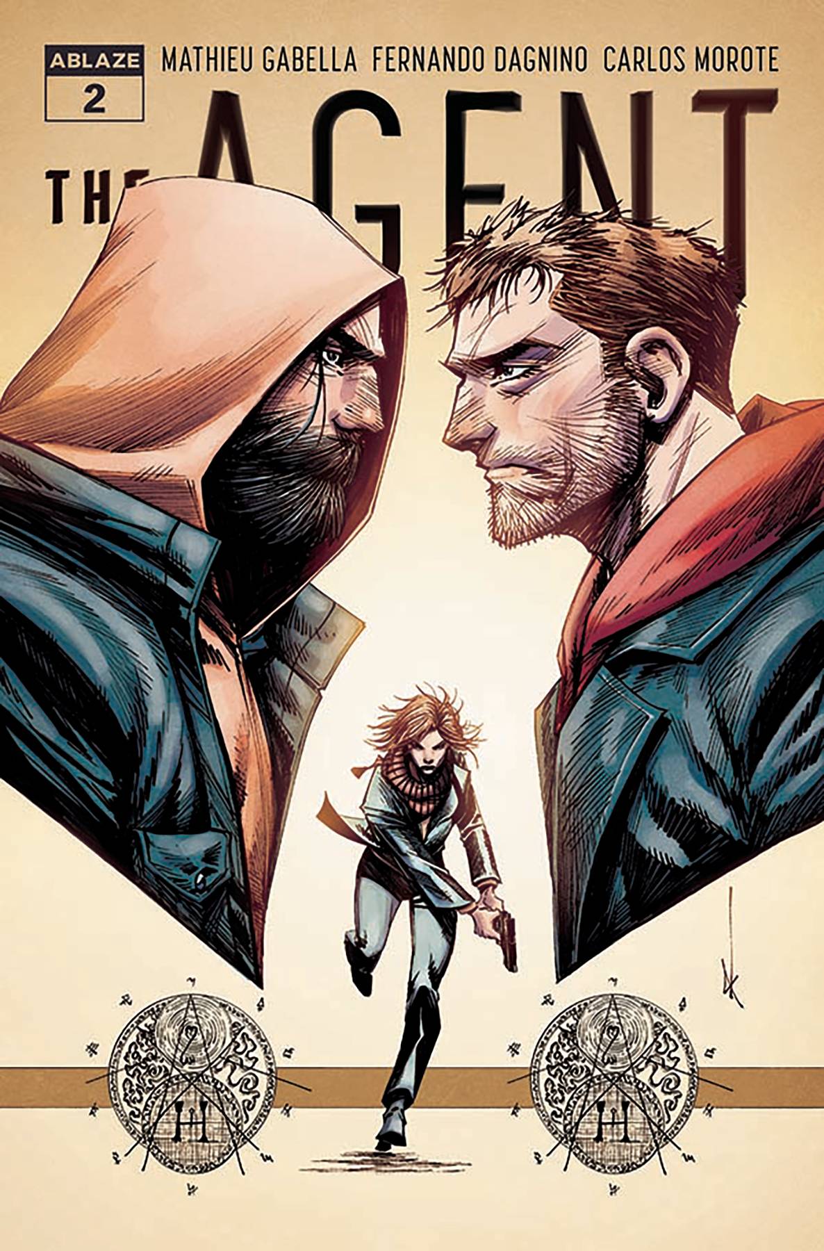 Ablaze Publishing Comic Books THE AGENT #2 CVR A KEVIN KEANE (MR) 85000892742302011 OCT231037