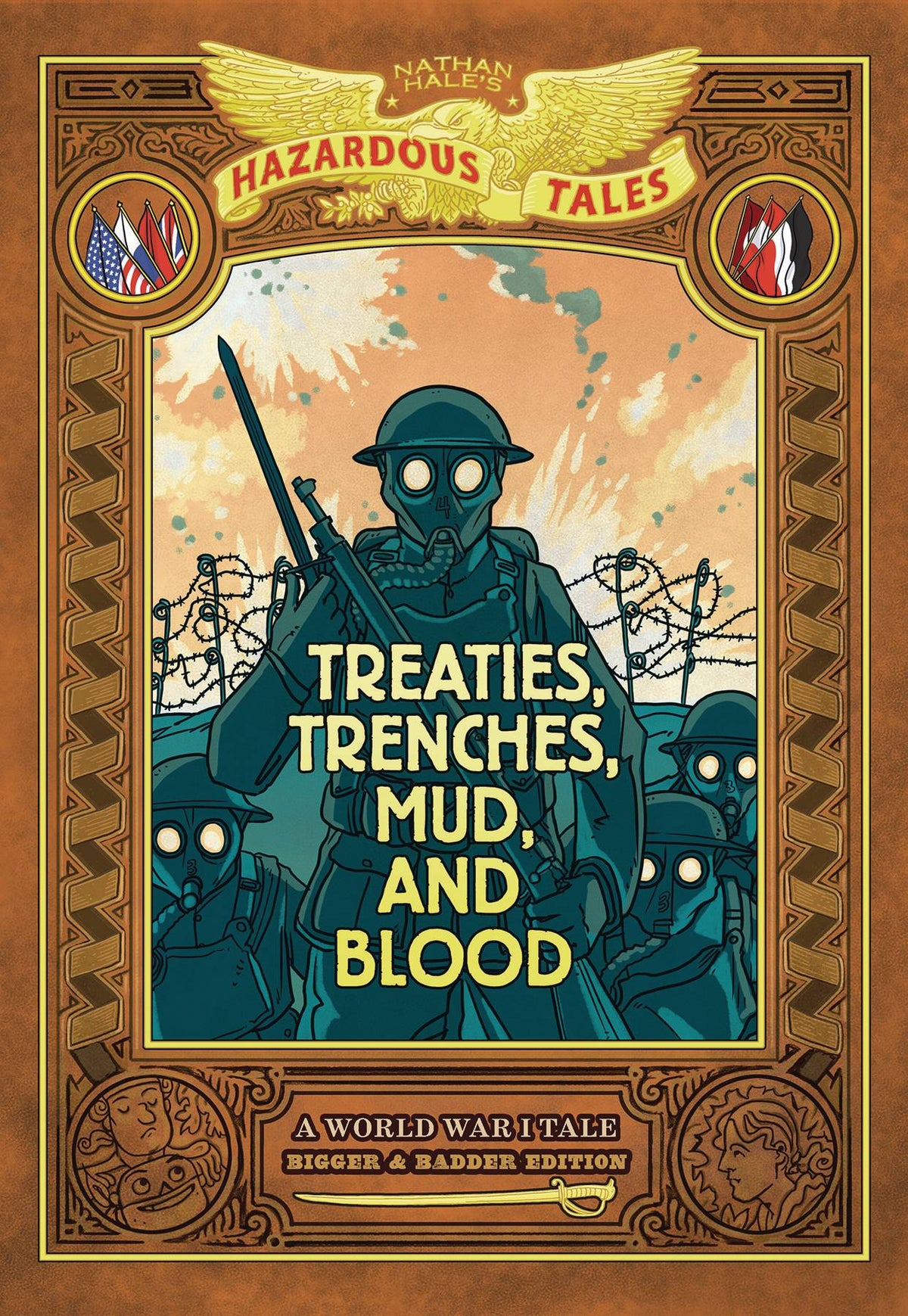 ABRAMS FANFARE Graphic Novel NATHAN HALES HAZARDOUS TALES BIGGER BADDER GN TREATIES 9781419776359 AUG241307