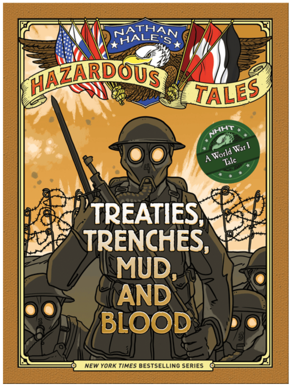 Abrams Graphic Novel > Kids Treaties, Trenches, Mud, and Blood: A World War I Tale (Nathan Hale's Hazardous Tales) 9781419708084 ING-9781419708084