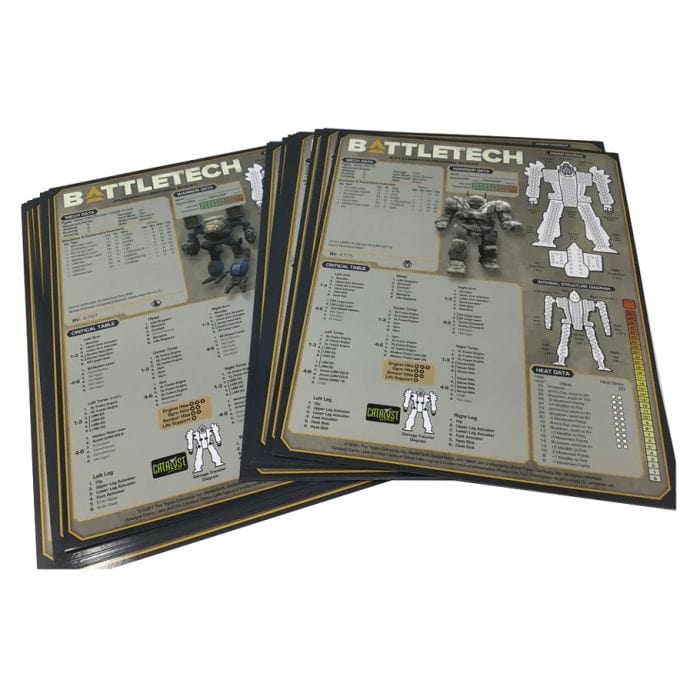 ACD Board Games > Accessories BATTLETECH: PREMIUM RECORD SHEETS - MERCENARIES (46PC) 810123692316 CYT35PRM