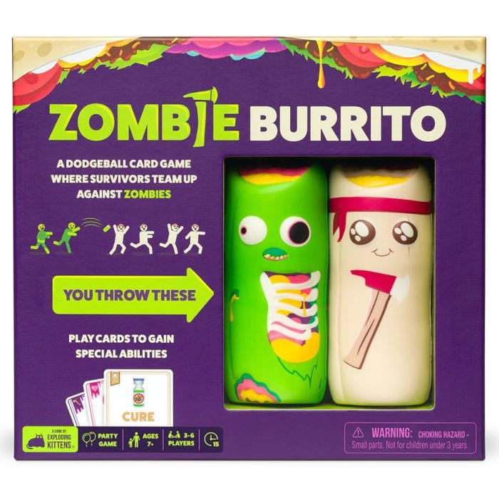ACD Board Games > Card Games ZOMBIE BURRITO CARD GAME 810083046181 EKCTTBZOMB3