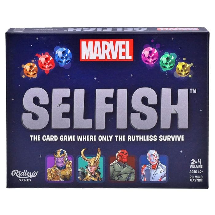 ACD Board Games > Small Box Games MARVEL EDITION SELFISH BOARD GAME 0810073341814 RDL41814