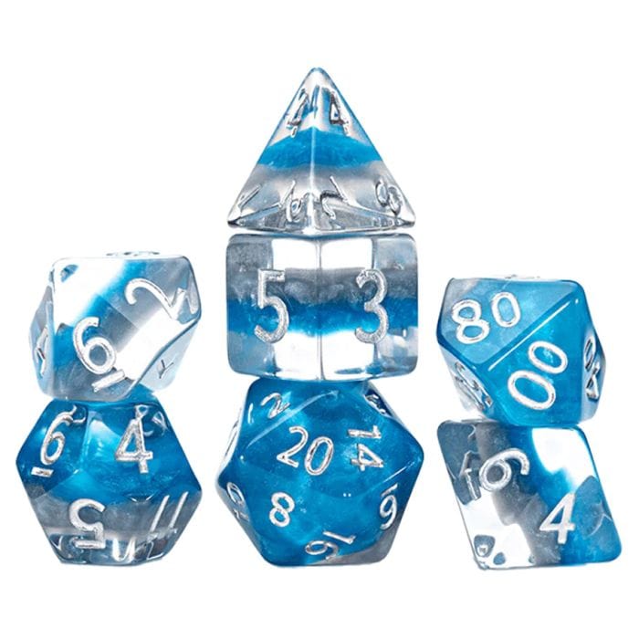ACD Dice > Gate Keeper Games 7 SET ECLIPSE CUBE DICE - LEGACY 786468917981 GKGE0390
