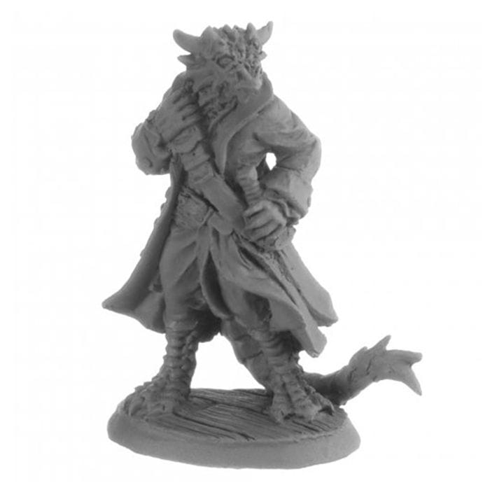 ACD Miniatures > Reaper REAPER LEGENDS - CAPTAIN BLACKSCALE, DRAGONFOLK PIRATE MINI 76248630035 REM30035
