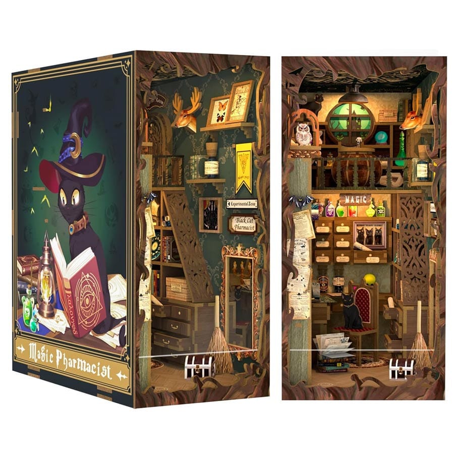 ACD Model Kits > Other Model Kits Magic Pharmacist Book Nook 6975436180098 CTBSZ05B