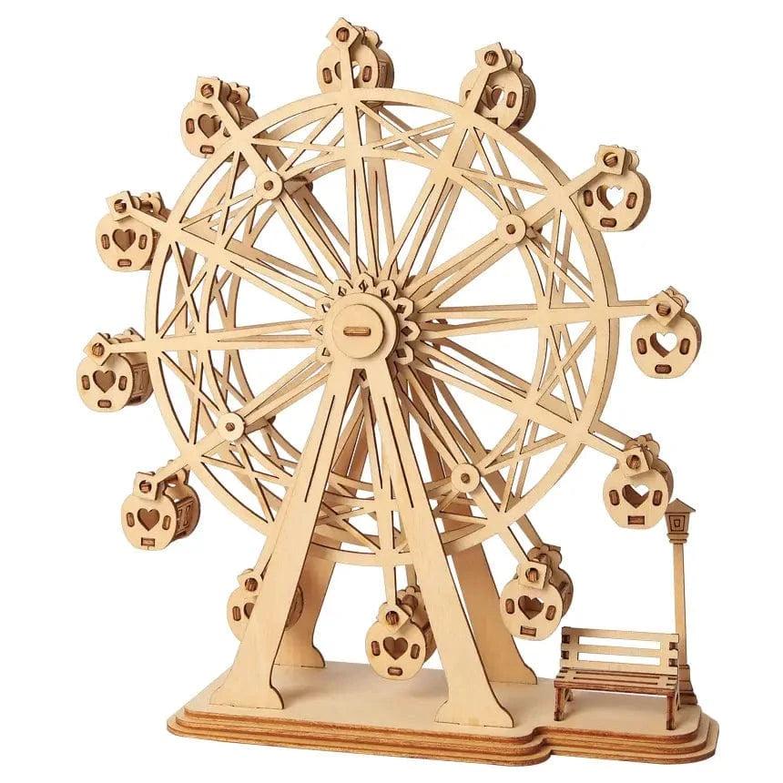 ACD Puzzles > 3D Puzzles 3D Laser Cut Wooden Puzzle: Ferris Wheel 819887027464 TG401