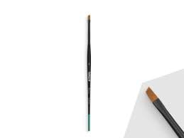 Vallejo Hobby Supplies > Brushes Vallejo: Blender Brush - Flat Angled Synthetic Brush (Small) 8429551002387 VAL B05001