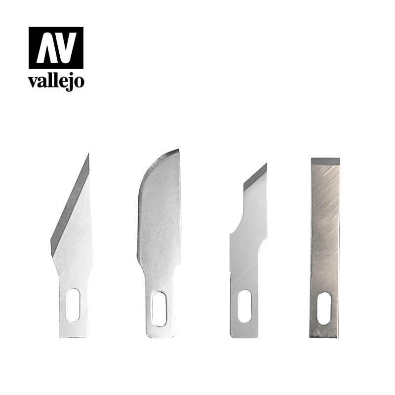 Vallejo Hobby Supplies > Tools Vallejo: 5 Assorted Blades for Knife no. 1 8429551930383 VAL T06010