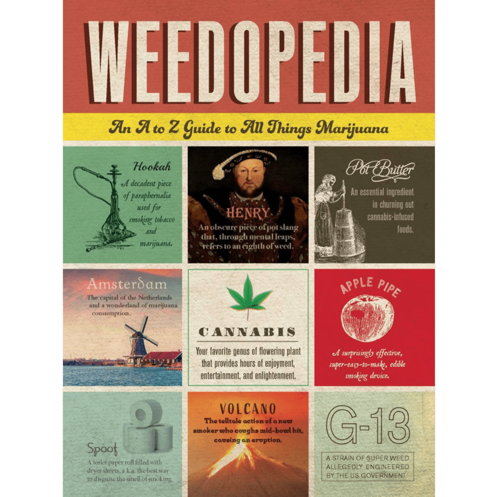 Adams Media Books > Food, Drink, & Drugs > Weed Weedopedia: An A-to-Z Guide to All Things Marijuana - Hardcover 9781507212882 MC-14666