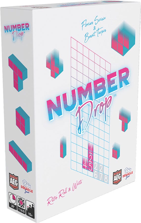 AEG (Alderac Entertainment Group) Board Games > Small Box Games Number Drop 729220071330 AEG 7133