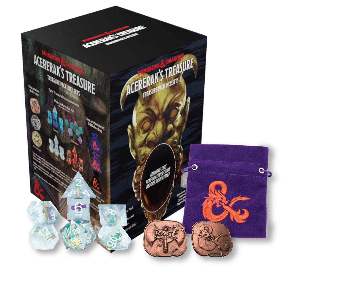 AGD Dice > Sirius Dice Dungeons & Dragons: Acererak's Treasure Dice 810113710372 SDZ 2001-01