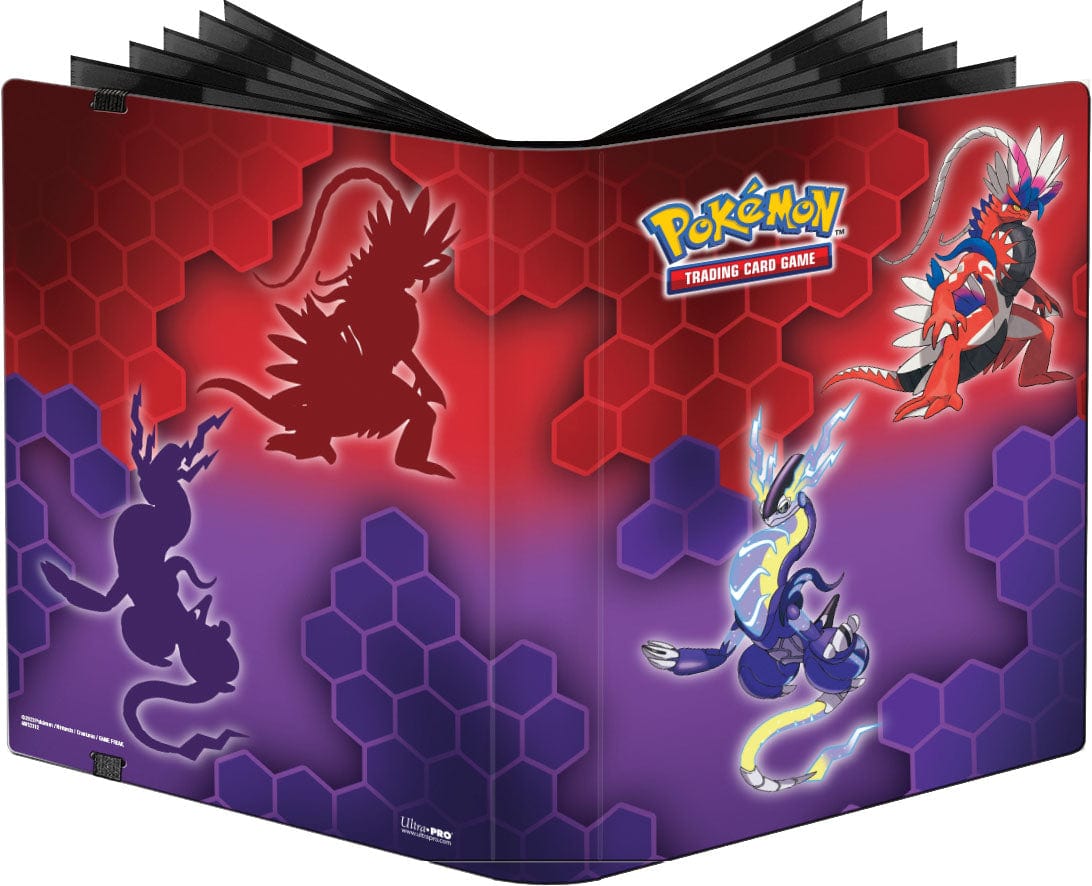purple pokemon card binder Pokemon TCG: Koraidon & Miraidon 9-Pocket PRO Binder