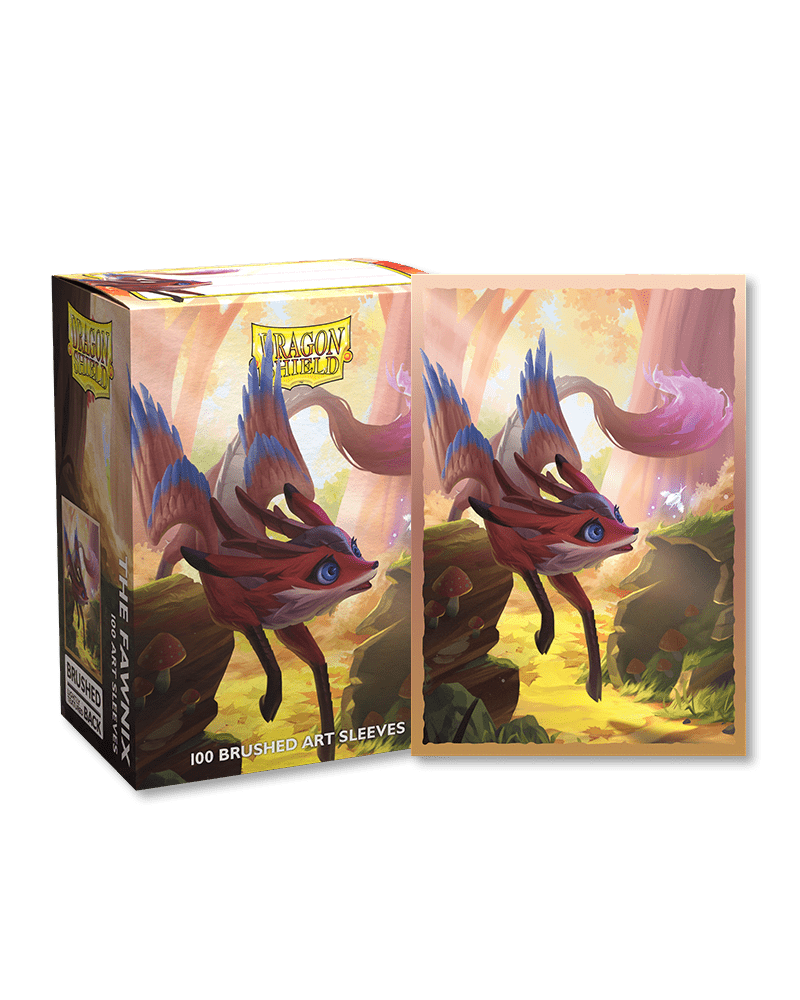 AGD Game Supplies > Card Sleeves Dragon Shields: (100) Brushed Art - The Fawnix 5706569121020 ATM 12102