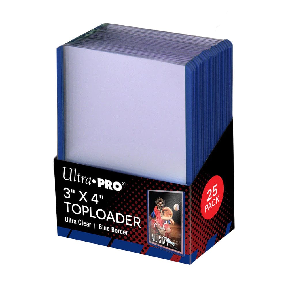 AGD Game Supplies > Card Sleeves Ultra Pro Toploader: 3in x 4in Blue (25) 074427811600 UPI 81160