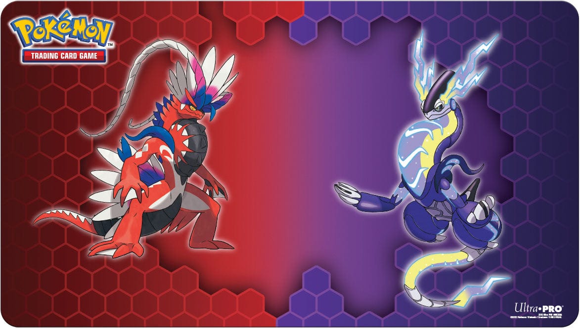 AGD Game Supplies > Playmats Pokemon TCG: Koraidon & Miraidon Playmat 074427161828 UPI 16182