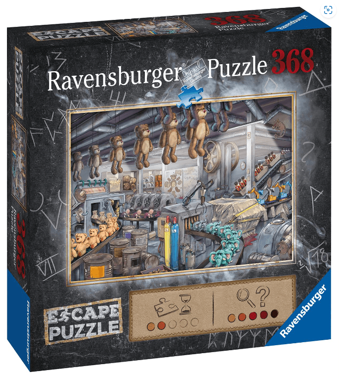 AGD Puzzles > Jigsaw Puzzles ESCAPE: Toy Factory 368pc Puzzle 4005556165315 RVN 16531