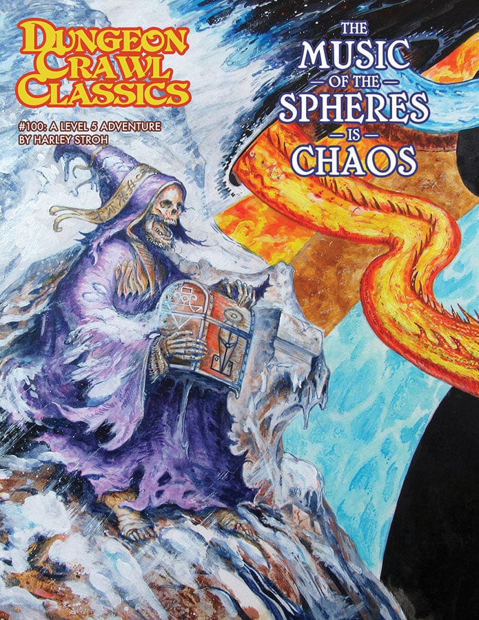 AGD Tabletop Games > Role-Playing Games Dungeon Crawl Classics #100: The Music of the Spheres is Chaos Boxed Set 9781958809365 GMG 5105