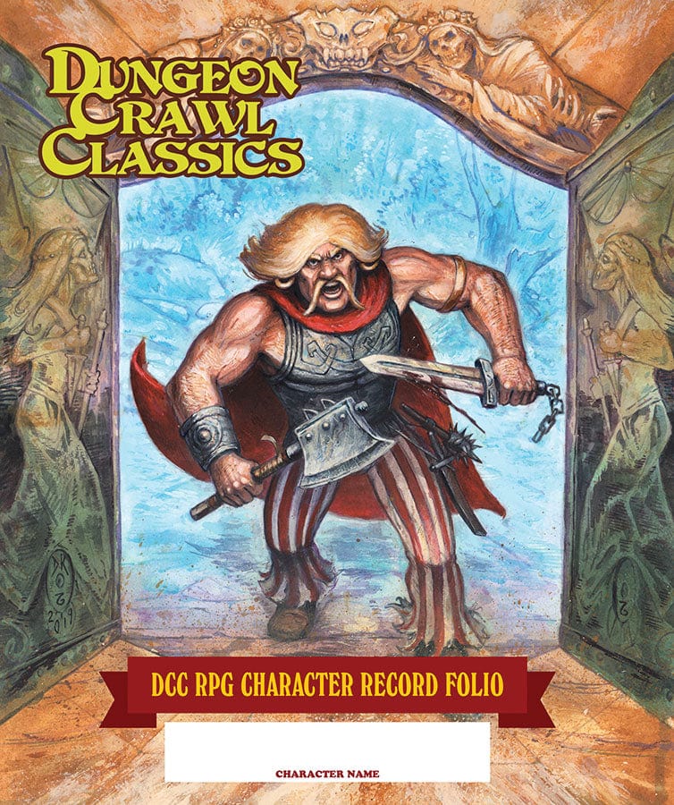 AGD Tabletop Games > Role-Playing Games Dungeon Crawl Classics RPG: Character Record Folio 9781958809389 GMG 5106