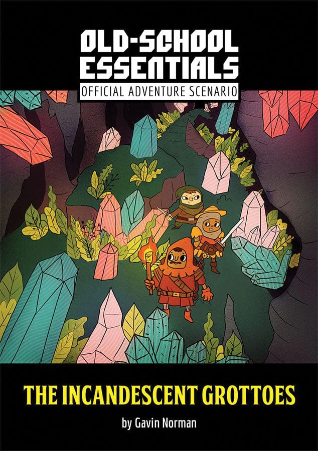 AGD Tabletop Games > Role-Playing Games Old-School Essentials: The Incandescent Grottoes 9783966570503 EFP 03018