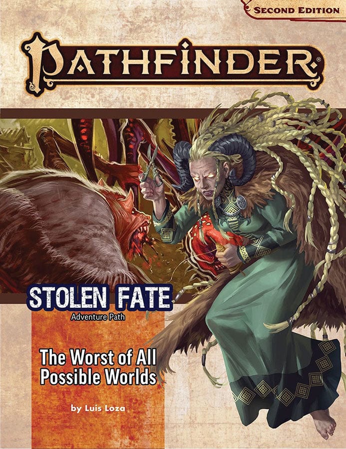 AGD Tabletop Games > Role-Playing Games Pathfinder RPG: Adventure Path - The Worst of All Possible Worlds Part 3 - The Destiny War (P2) 9781640785205 PZO 90192