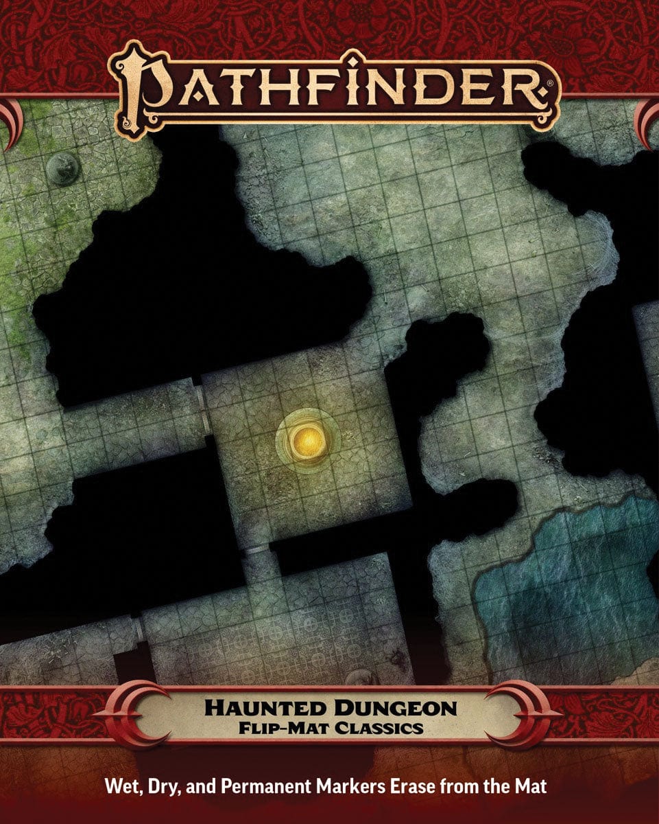 AGD Tabletop Games > Role-Playing Games Pathfinder RPG: Flip-Mat Classics - Haunted Dungeon 9781640785397 PZO 31045