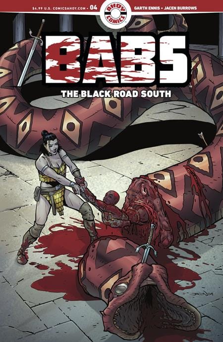 Ahoy Comic Books BABS THE BLACK ROAD SOUTH #4 (OF 6) CVR A JACEN BURROWS (MR) 85647000846200411 0226AH0536