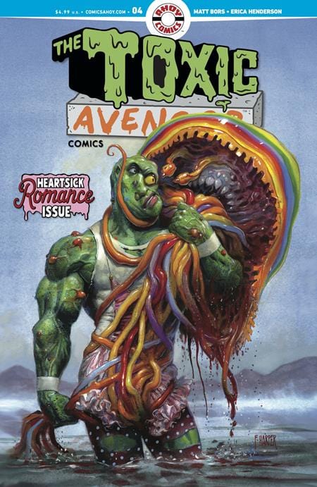 Ahoy Comic Books TOXIC AVENGER COMICS #4 CVR A FRED HARPER (MR) 85647000837000911 0825AH0526