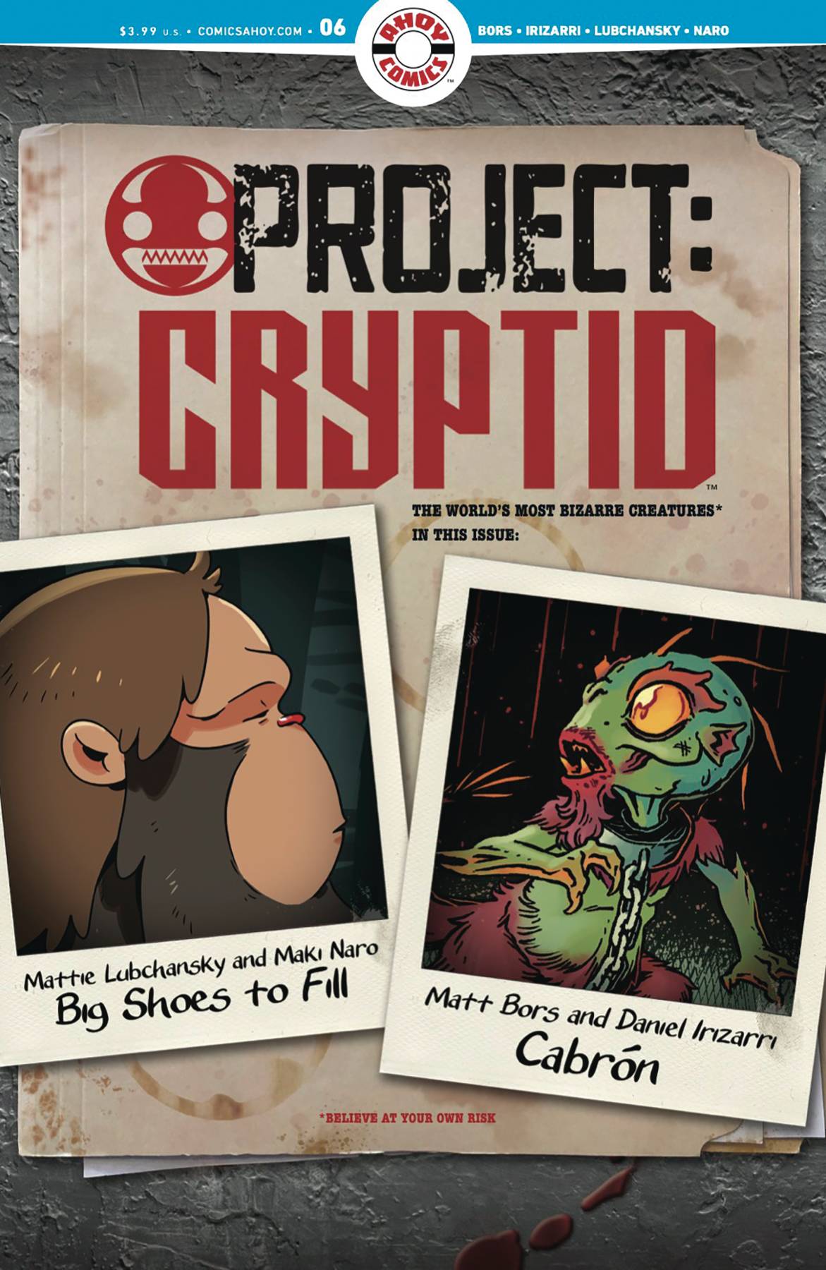 AHOY COMICS Comic Books Project Cryptid #6 (MR) 85647000832500611 DEC231133