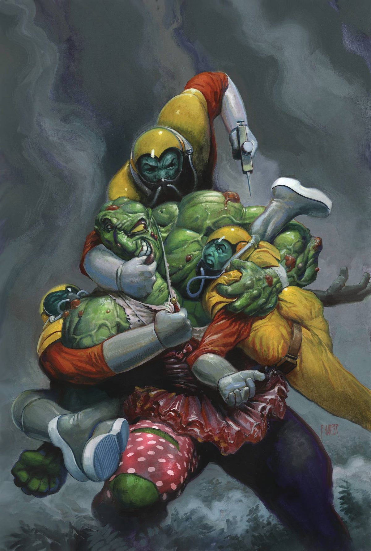 AHOY COMICS Comic Books TOXIC AVENGER #3 (OF 5) CVR A HARPER (MR) 85647000837000311